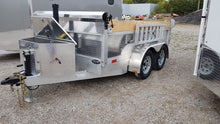 6x10 Aluminum Dump Trailer